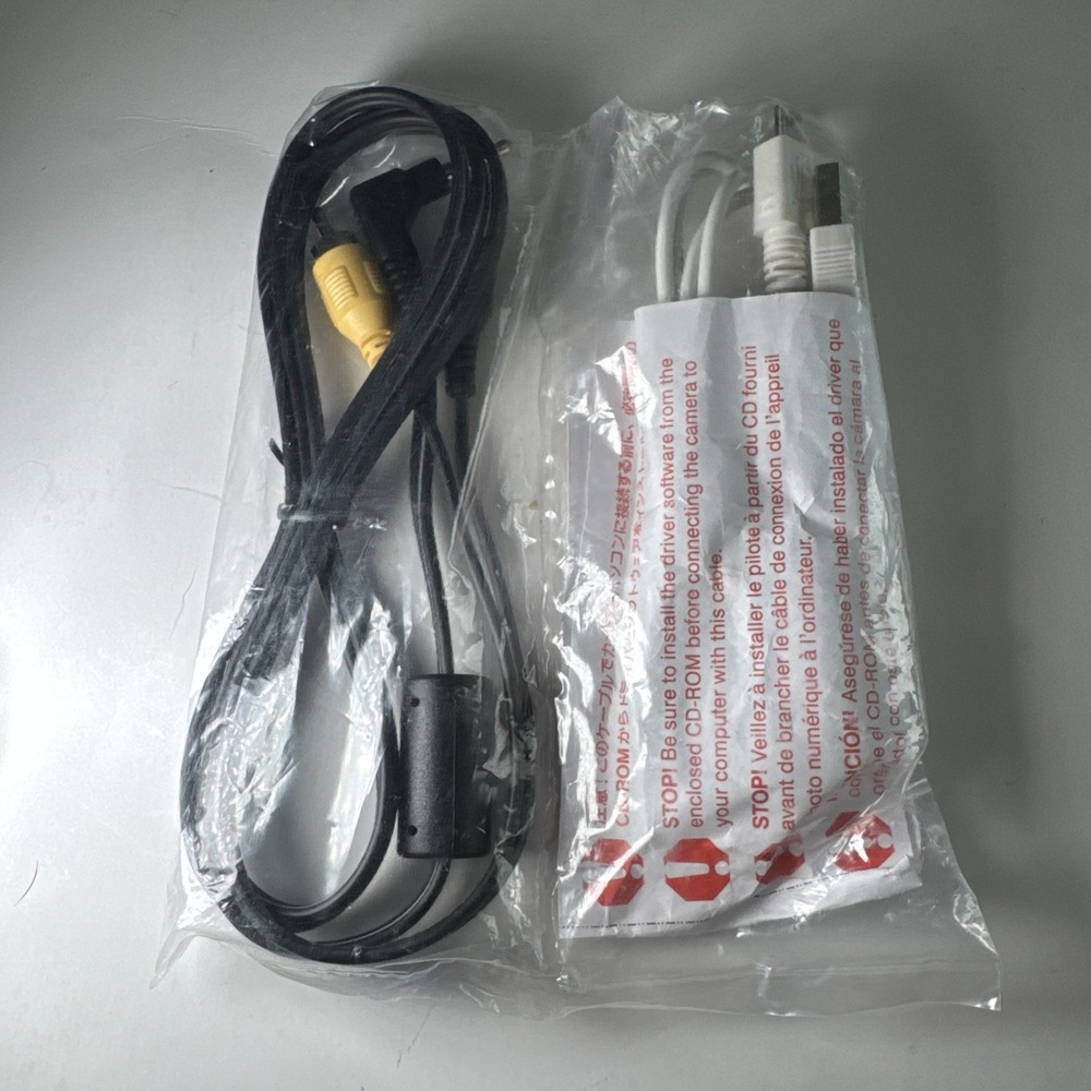 Canon PowerShot USB Data/AV Cable Cord OEM NEW SEALED